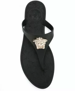 Versace Medusa flip flops