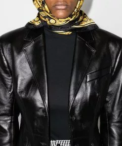 Versace Silk Foulard Signature Scarf