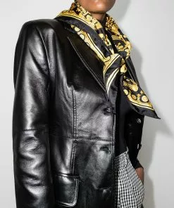 Versace Silk Foulard Signature Scarf