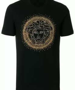 Versace Medusa studded T-shirt