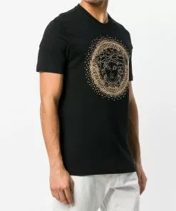 Versace Medusa studded T-shirt