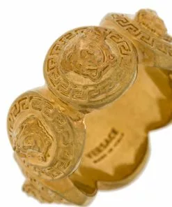 Versace Medusa motif ring