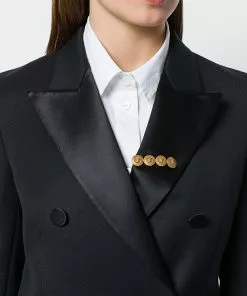 Versace Medusa coin brooch