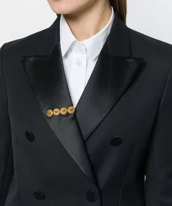 Versace Medusa coin hair clip