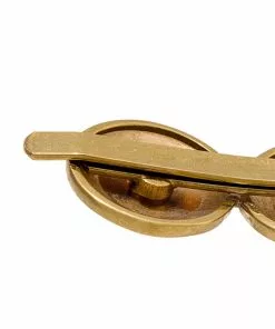 Versace Medusa coin hair clip