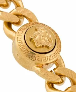 Versace Medusa chainlink necklace