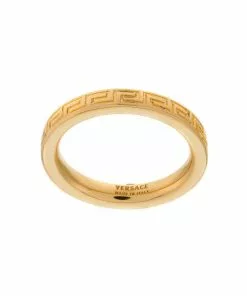 Versace Greek Key band ring