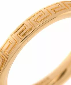 Versace Greek Key band ring