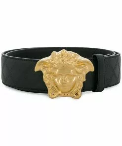 Versace logo-buckle belt
