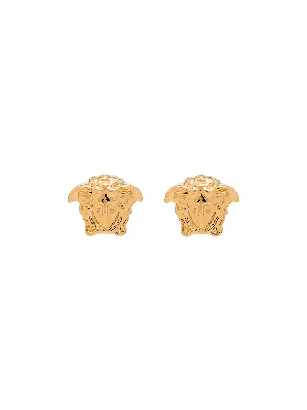 Versace Metallic medusa stud earrings 3 Versace metallic medusa stud earrings