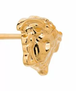 Versace Metallic medusa stud earrings 8 Versace metallic medusa stud earrings