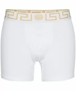 Versace Greca-print boxer briefs