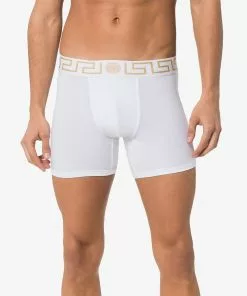 Versace Greca-print boxer briefs