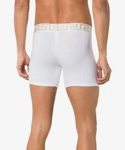 Versace Greca-print boxer briefs