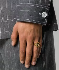 Versace Resin medusa ring