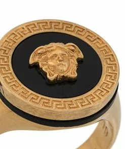 Versace Resin medusa ring