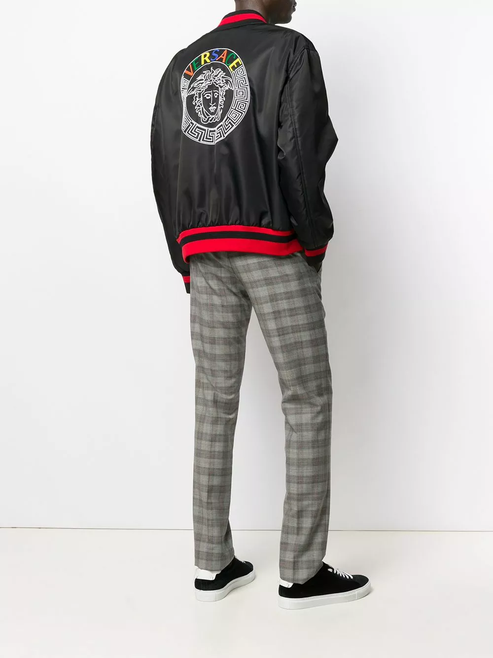 Versace Embroidered Medusa bomber jacket 4 Versace embroidered Medusa bomber jacket