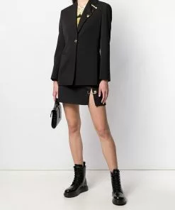Versace tailored long-length blazer