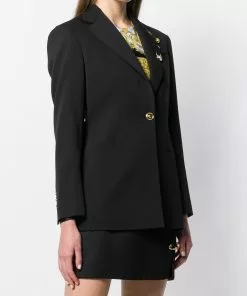 Versace tailored long-length blazer