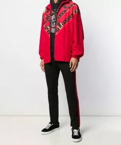 Versace contrast piped track pants