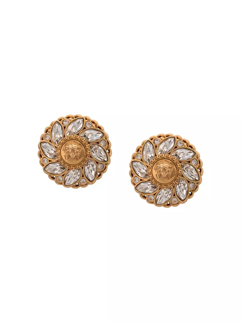Versace Medusa gemstone earrings 3 Versace Medusa gemstone earrings