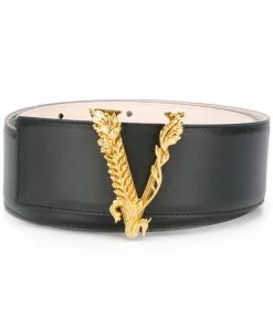 Versace barocco V buckle belt