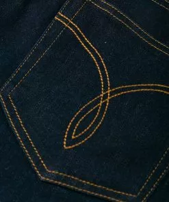 Versace slim-fit contrast stitch jeans