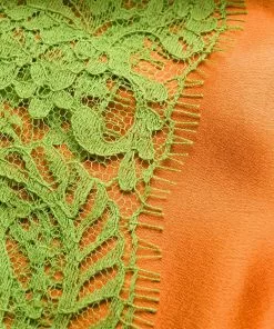 Versace lace-trimmed cami top