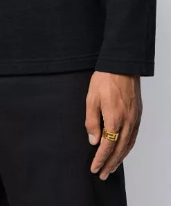 Versace Greco motif ring