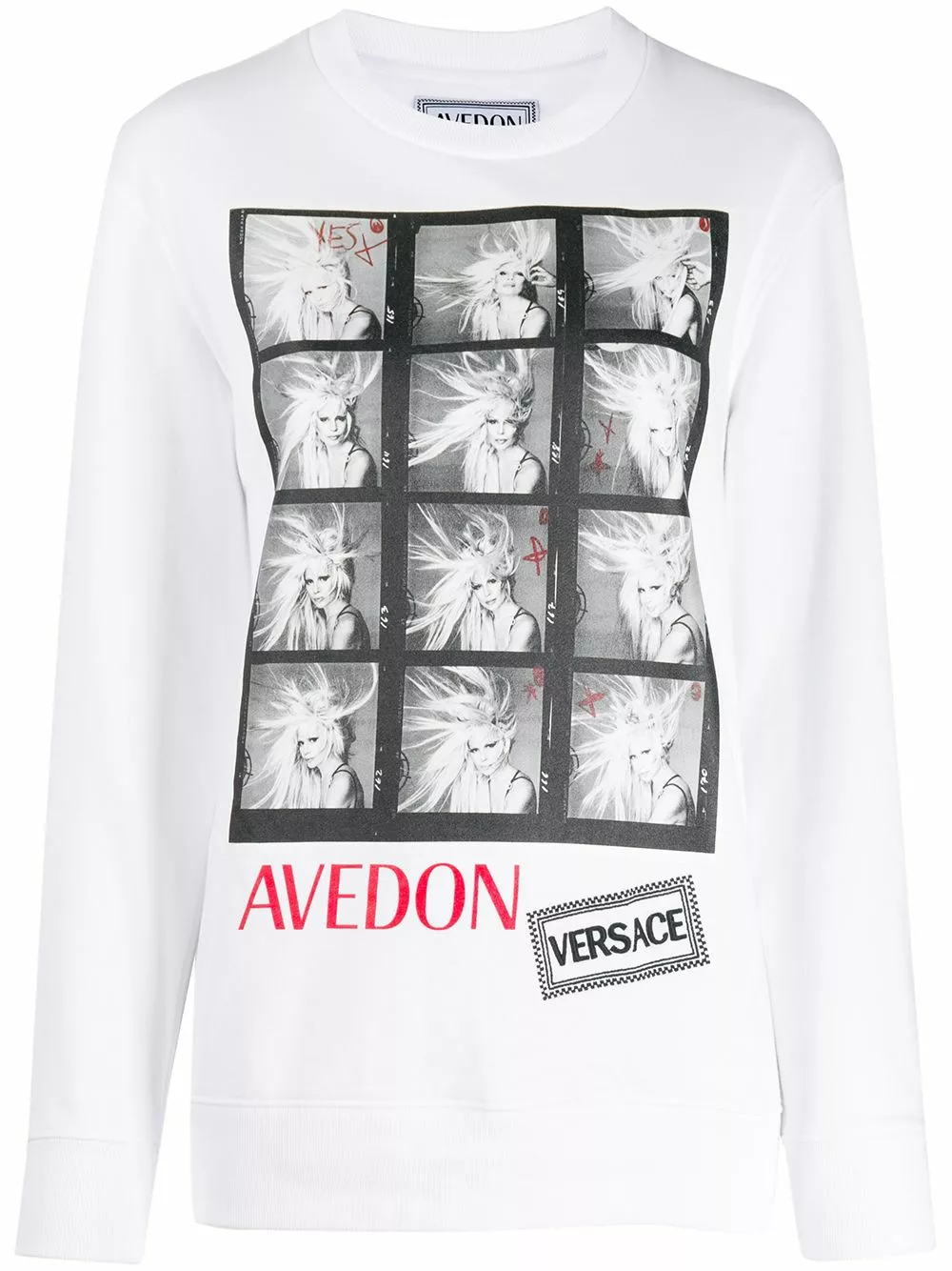 Versace Avedon photo print T shirt 3 Versace Avedon photo print T-shirt