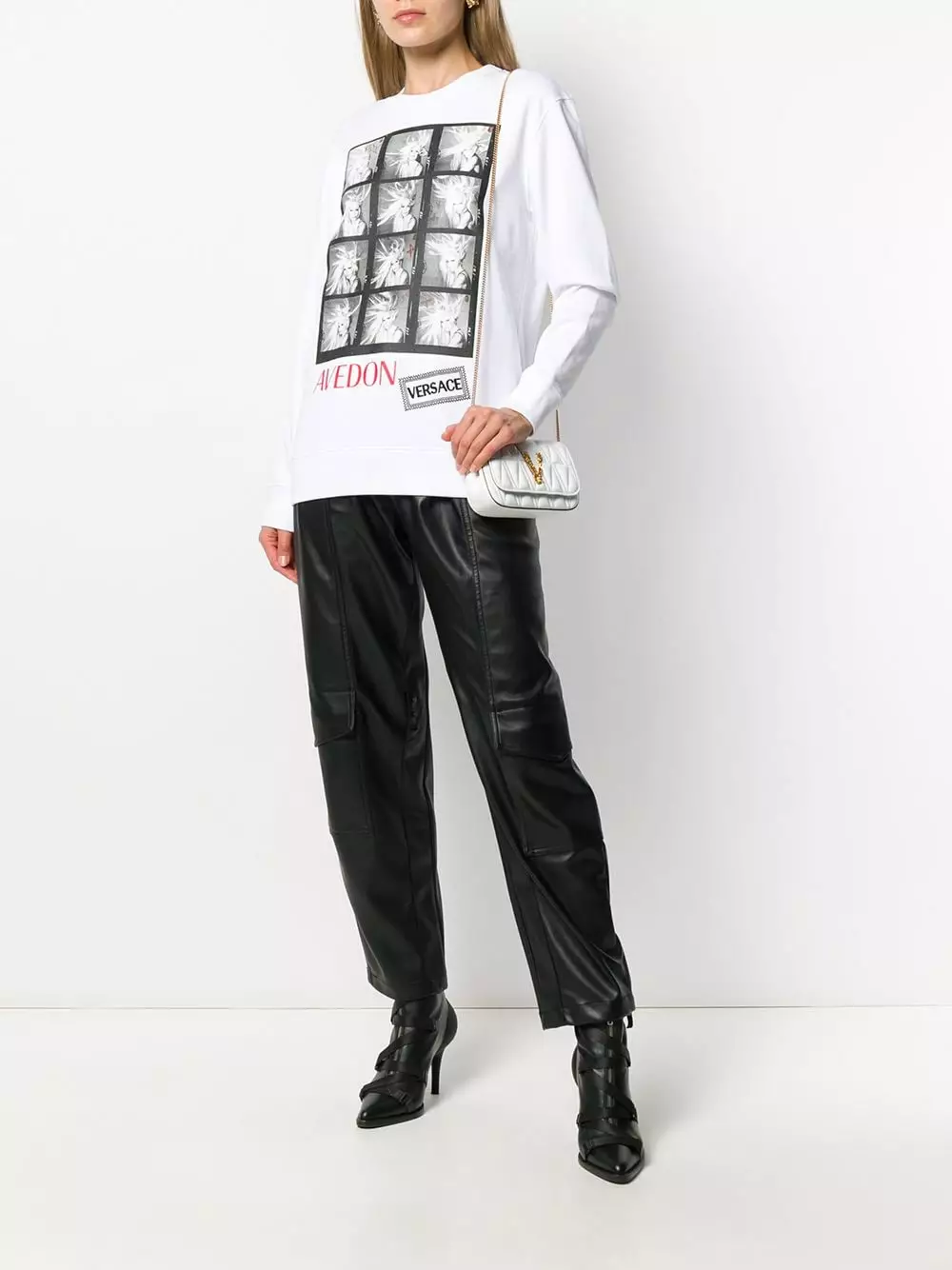 Versace Avedon photo print T shirt 4 Versace Avedon photo print T-shirt