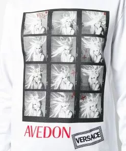Versace Avedon photo print T shirt 13 Versace Avedon photo print T-shirt