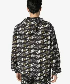Versace hooded sunglasses-print jacket