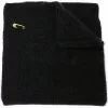 Versace safety pin knitted scarf