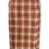 Versace Tweed side slit skirt 1 Versace tweed side slit skirt