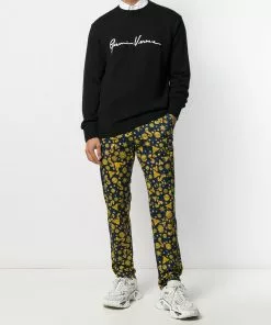Versace embroidered logo jumper