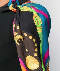 Versace scarf sleeve dress
