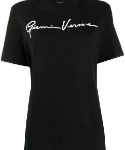 Versace embroidered logo T-shirt