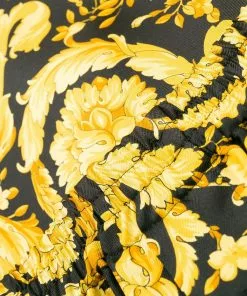 Versace Barocco print silk pajama trousers