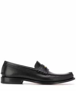 Versace Medusa embellished loafers