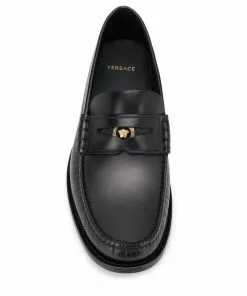 Versace Medusa embellished loafers 9 Versace Medusa embellished loafers