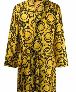 Versace Barocco print dressing gown