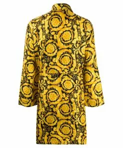Versace Barocco print dressing gown