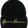 Versace embroidered logo beanie