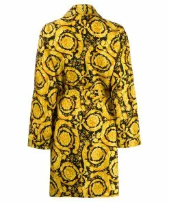 Versace baroque-print dressing gown