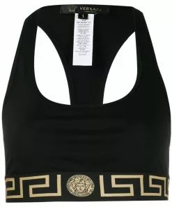 Versace Medusa Greek Key bra