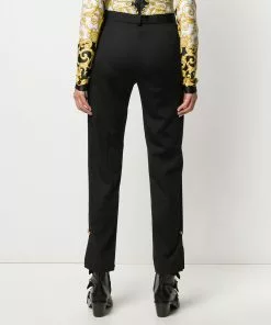 Versace Medusa safety pin trousers