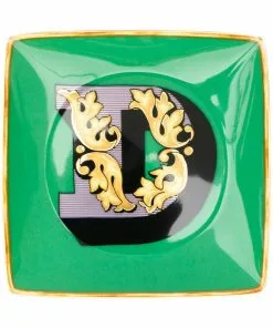 Versace Alphabet 'D' plate (11cm)