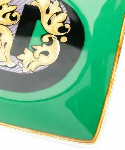 Versace Alphabet 'D' plate (11cm)