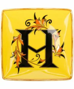Versace Alphabet 'H' plate (11cm)